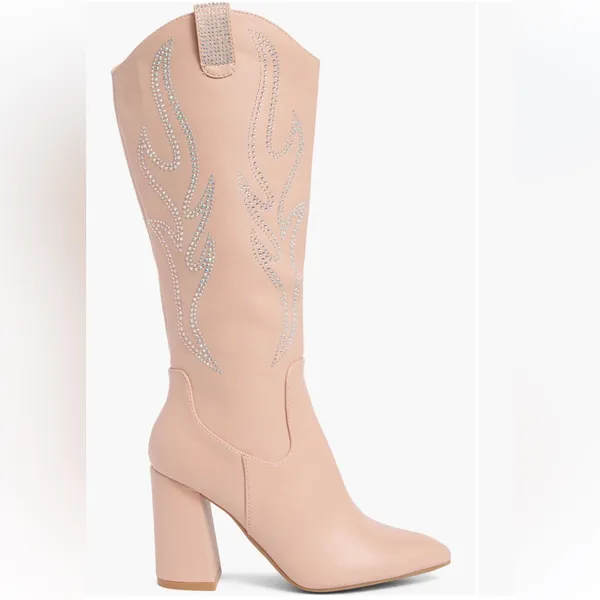 TOP GUY SHOES Imogen Embellished Western Boot (Women) - Image 4