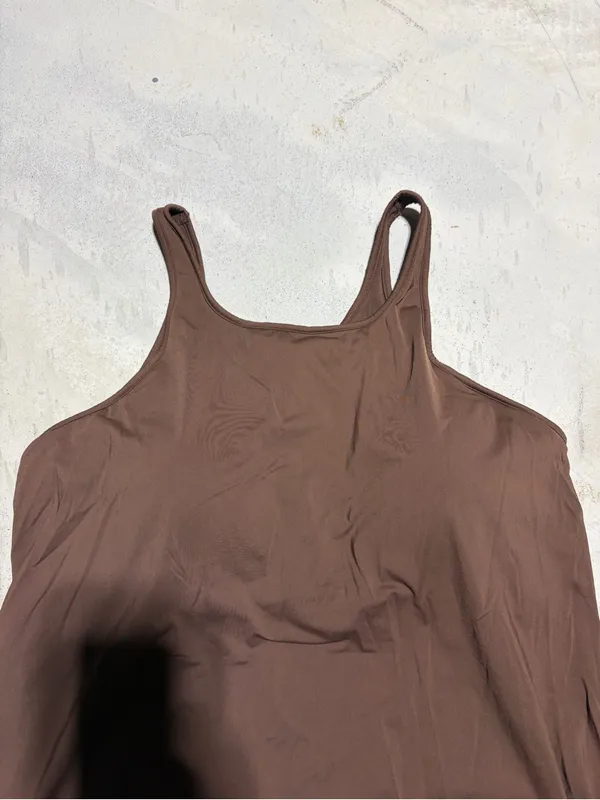 Skims Chocolate Brown One-Piece Bodysuit with padding 2x - Image 2