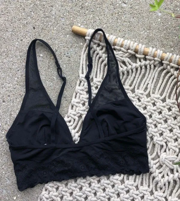 Aerie Black Bralette Size XS - Image 3