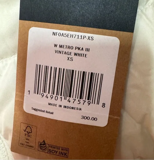 Coach the north face women's metro parka III vintage white NF0AEH711P - Image 4