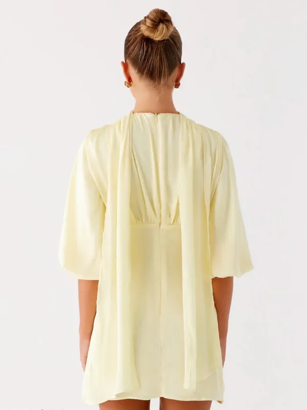Peppermayo Mini Dress Yellow - Image 5