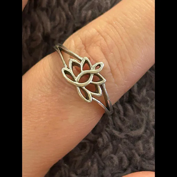 Ring band 925 sterling silver size 8.5 g36 - Image 2