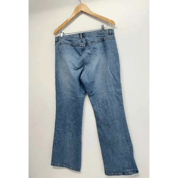 J Crew Jeans Size 10 Womens Blue Cotton Blend Straight Leg Mid Rise‎ - Image 6