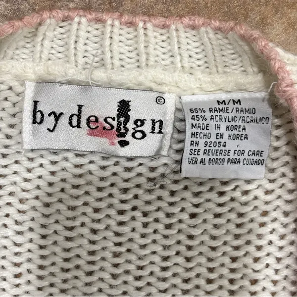 Vintage 90s y2k knit grandma cardigan - Image 6