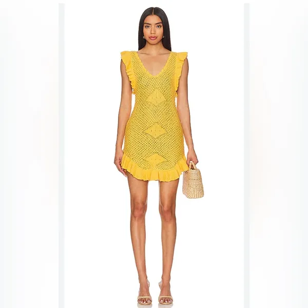 Free people Mykonos knit sweater dress nwot medium - Image 2