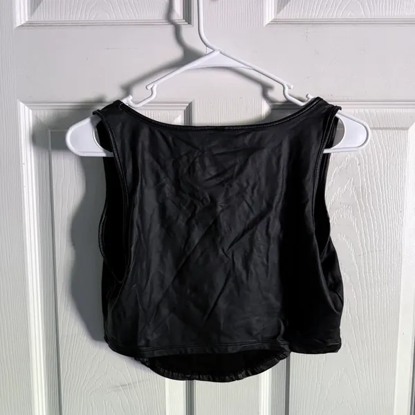 Shein Leather Top - Image 2