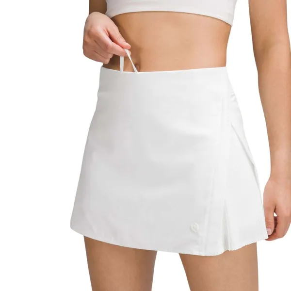 Lululemon Peek Pleat High Rise Tennis Skirt White Size 2 - Image 7