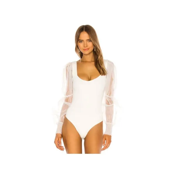 NBD Blaine Bodysuit in White Size Small - Image 2