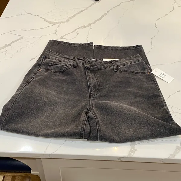 And Now This Women's Gray Cropped Jeans Black Size 30 - Image 4