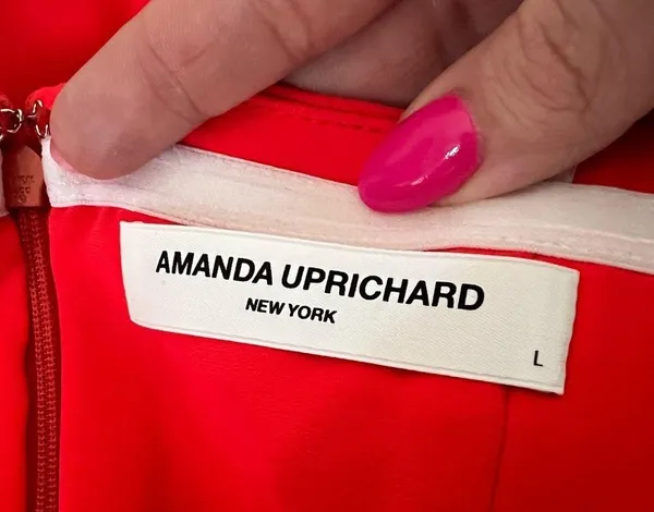 Amanda Uprichard x Revolve Cherri Strapless Maxi Gown In Crimson Red - Image 9