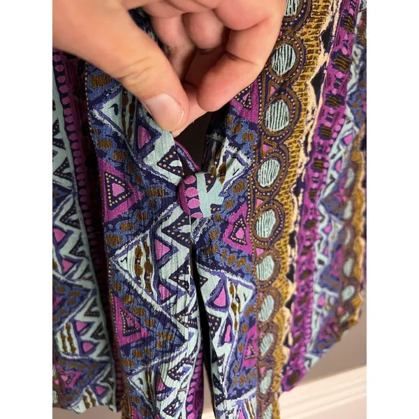 VINTAGE REQUIREMENTS Jacket Womens Large Multicolor Geometric Print Made USA 90s - Image 4