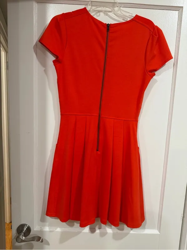 Gianni Bini Bright Red Short Sleeve Dress​ - Image 9
