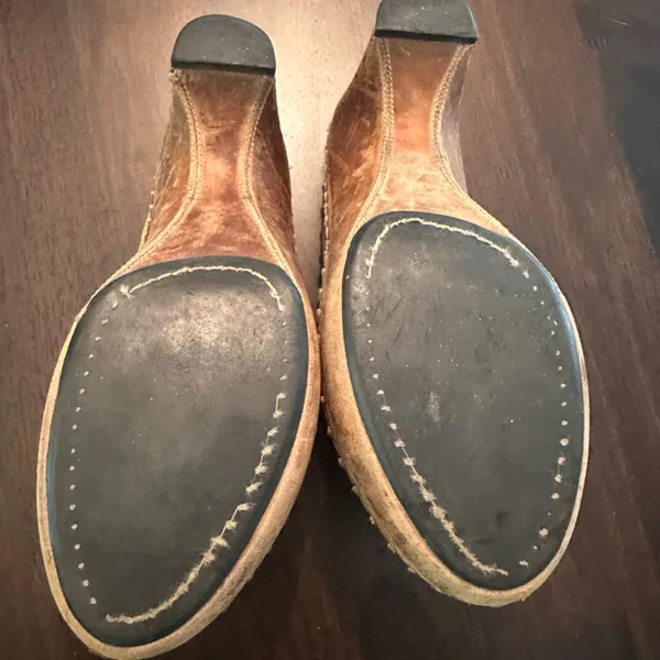 Frye Charlotte Leather‎ Harness Ring Mule Clogs Brown Size 6.5M - Image 7