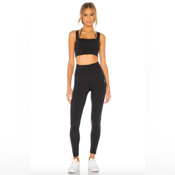 Free People X FP Movement Keep It Up Leggings In Black Size Small - Image 2