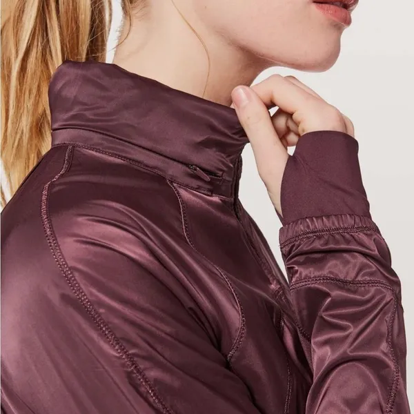 Lululemon Goal Crusher Jacket in the color Redwood 2 - Image 4