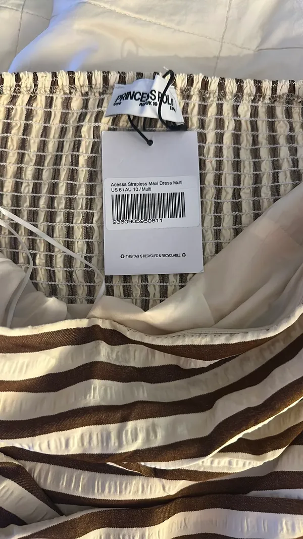 Adessa Strapless Maxi Dress Multi - Image 3