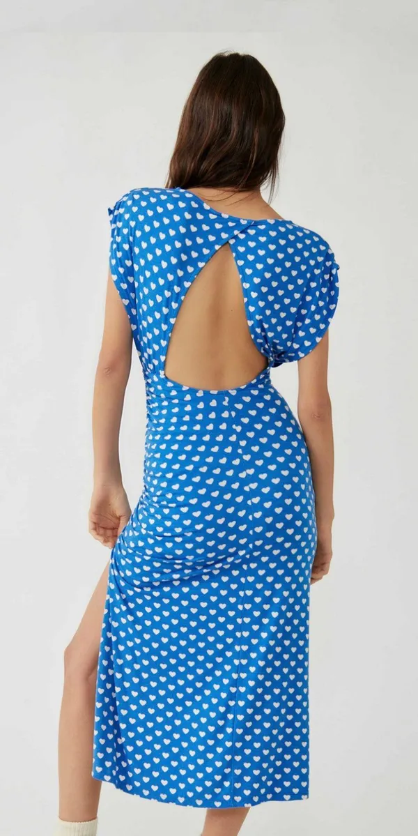 Free People Blue Midi Dress - Image 2