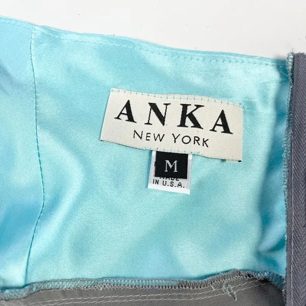 Y2K ANKA New York Dress Halter Size Medium Silk Glam Party Femme Club HOCO‎ - Image 9