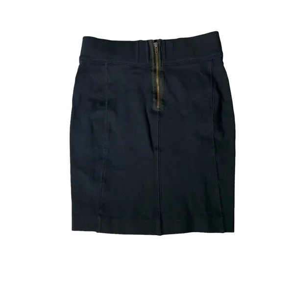 Jack Wills Black Stretch‎ Pencil Skirt 2 Slim Fit Career Classic - Image 2