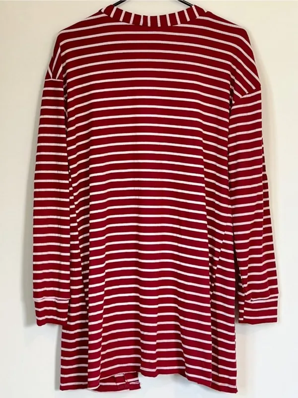 NWT Cupshe Red Striped 3-Piece Pajama Set - Size: Medium - Image 3