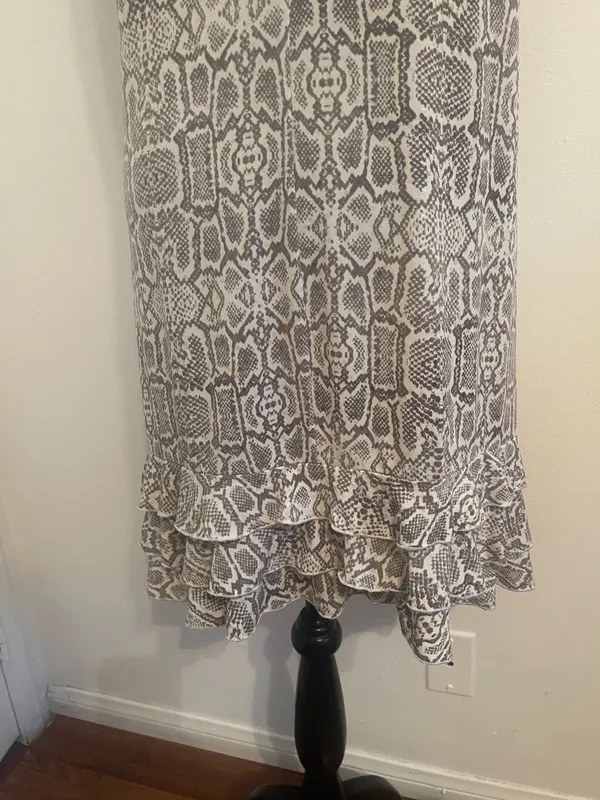 Void Snake Print Halter Swing Dress Size L - Image 6