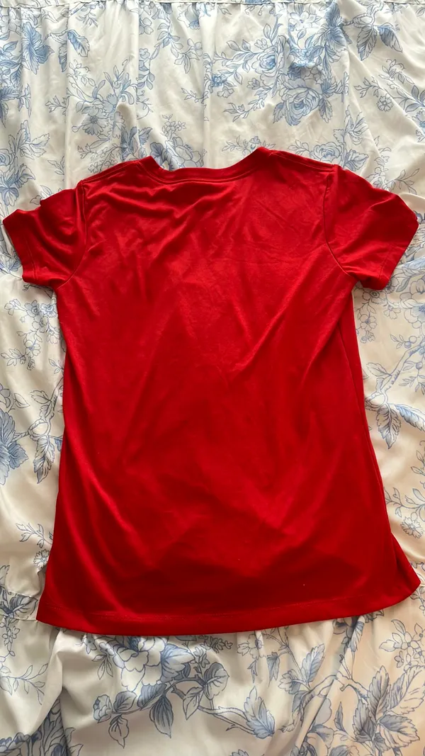 Red Nike Dri-Fit tee - Image 4