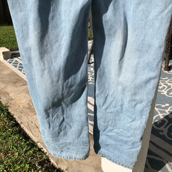 Vintage Denim Overalls Dungarees Distressed - Image 11