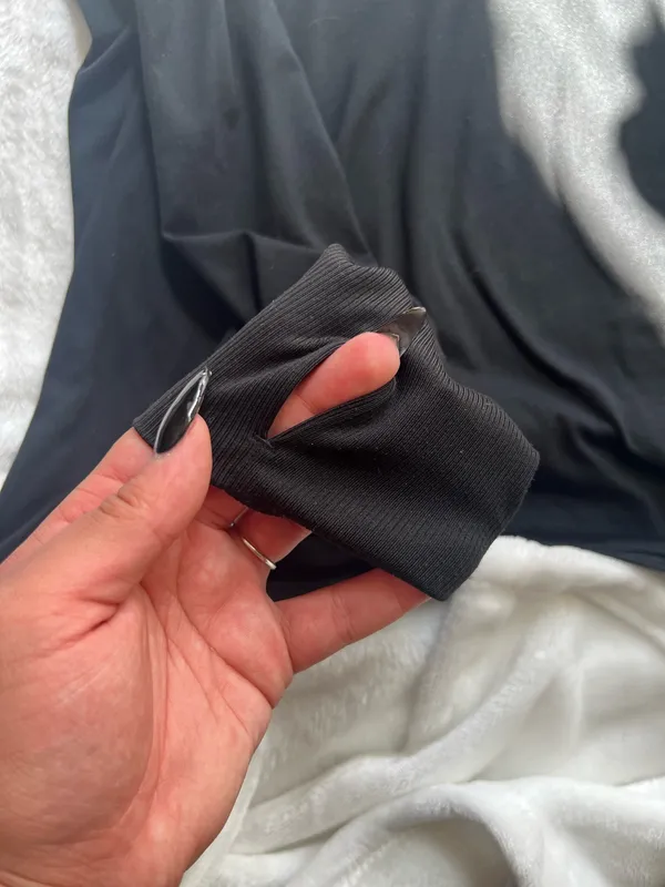 Nike Black Long Sleeve Dri-Fit Top - Image 4