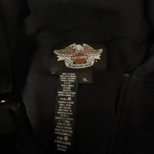 Harley-Davidson Charcoal Hoodie - Image 8