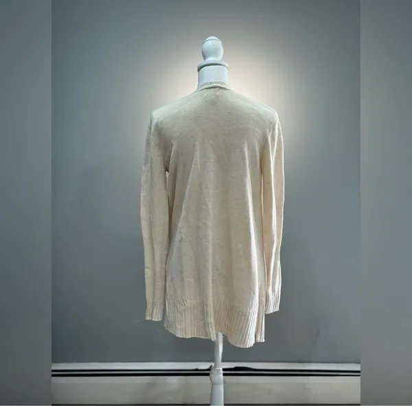 Cream Old Navy Oversized Open Sweater Size XS EUC - Image 2