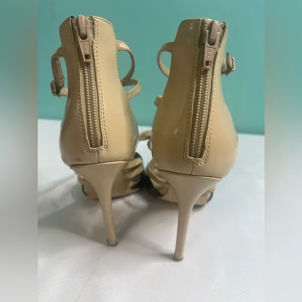 Aldo‎ black and beige strap heels size 8 - Image 5