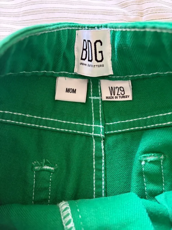 BDG Emerald Green Straight Leg Jeans - Image 3