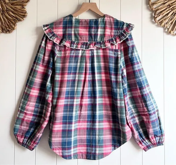 Top Plaid Shirt - Image 5