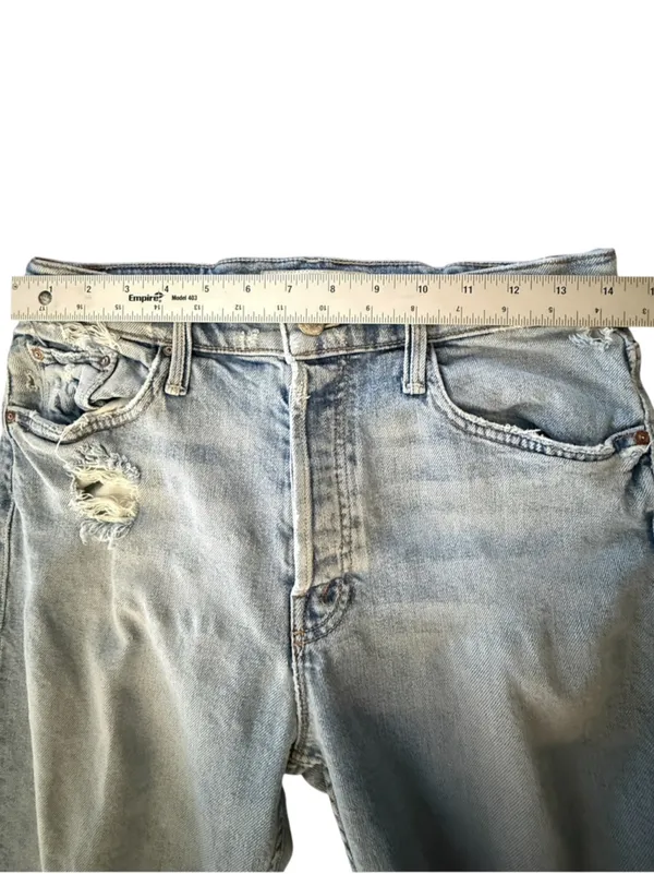 MOTHER Superior The Tomcat The Confession Distressed Women’s Size 29 High Rise - Image 14