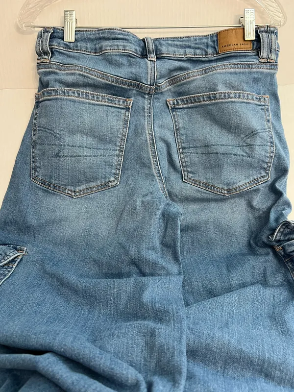 American Eagle Stretch Wide Leg Jeans  - Image 3