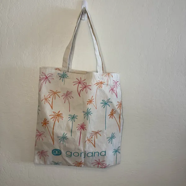 NWOT: Gorjana Palm Tree Prince Canvas Tote Bag - Image 8