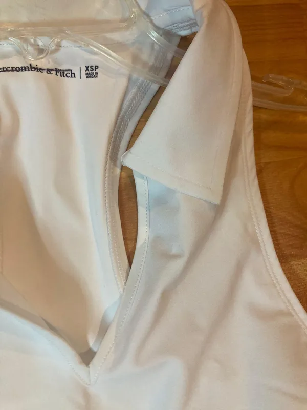 Abercrombie White Traveler Mini Dress Size XSmall - Image 3