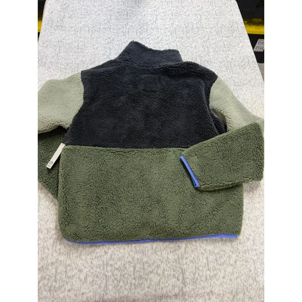 Billabong Adventure Division Switchback Zip Fleece Jacket‎ Green Black womens M - Image 5