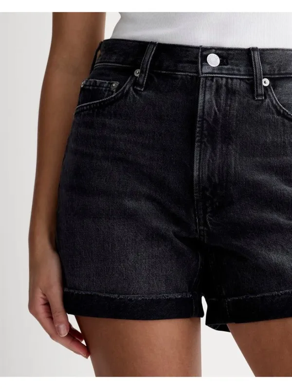 Everlane The Cheeky Jean Shorts in Vintage Black 33 New Womens Denim - Image 2