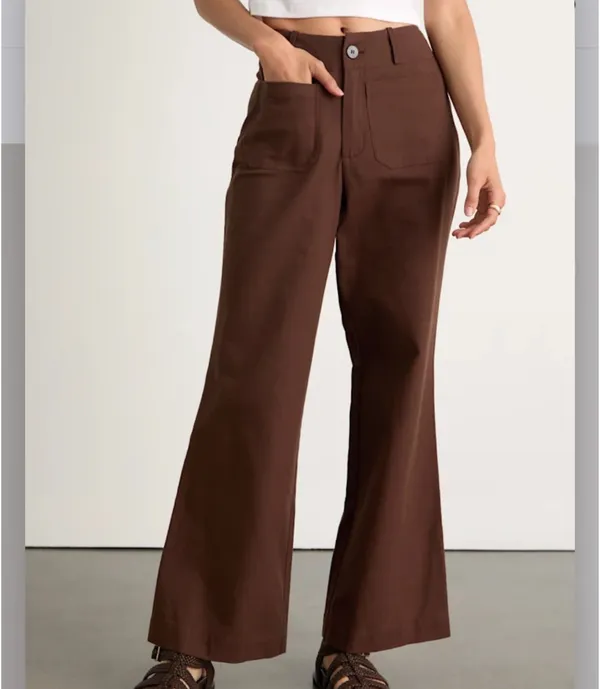 Lulus Bryssa Dark Brown Twill High-Rise Wide-Leg Pants - Image 5