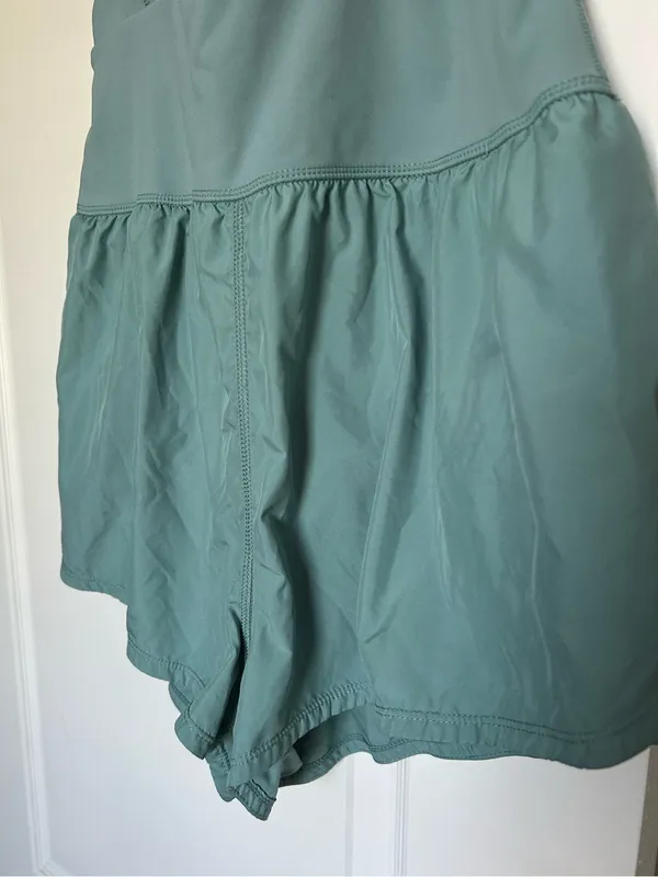FP Movement by Free People Righteous Runsie Sage Green One-Piece Romper - Image 4