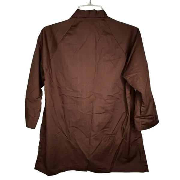 Vintage Abigail Uniforms Brown Polyester Top - Image 3