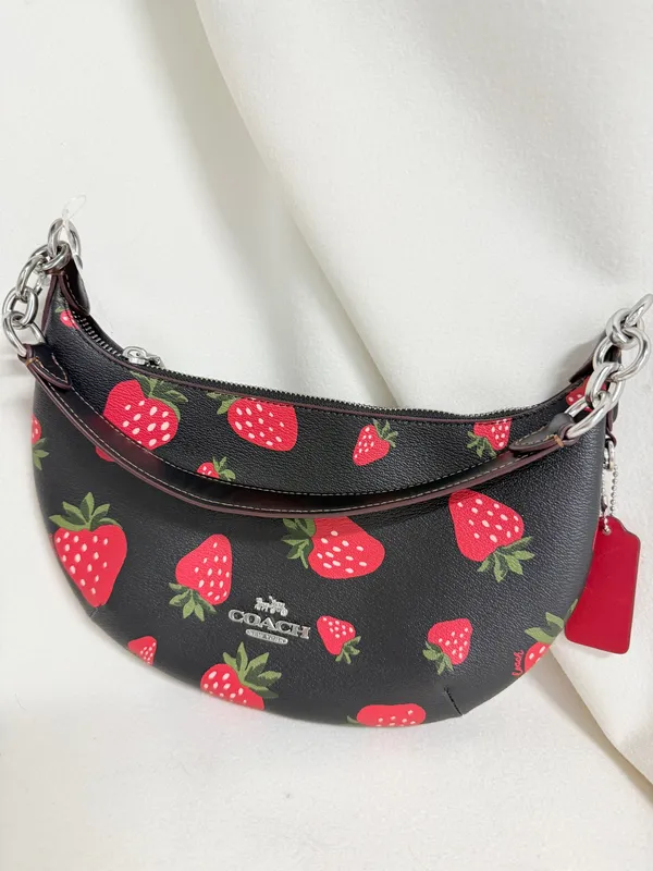 Coach Payton Hobo With Wild Strawberry Print CH330 - Image 3