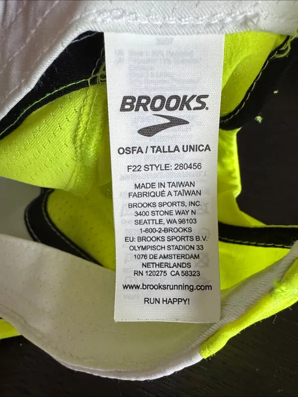 Brooks unisex chaser hat or sports cap - Image 5
