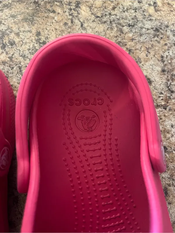 CROCS Woman's Slip-On Clogs in Bright Pink - Image 2