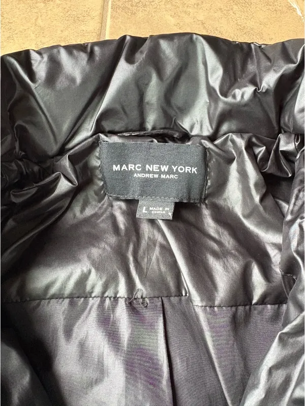 Marc New York Black Puffer Jacket - Image 4