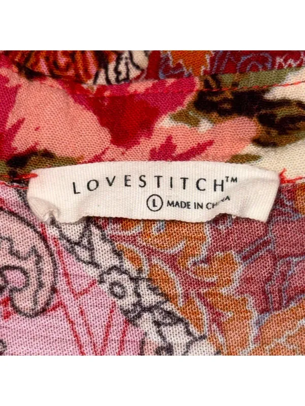 Lovestitch Women's Large Patchwork Floral Blouse - Image 4