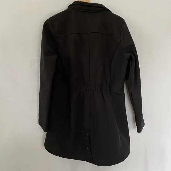 Canada‎ Weathergear black mid thigh winter coat warm pockets women's size Medium - Image 12