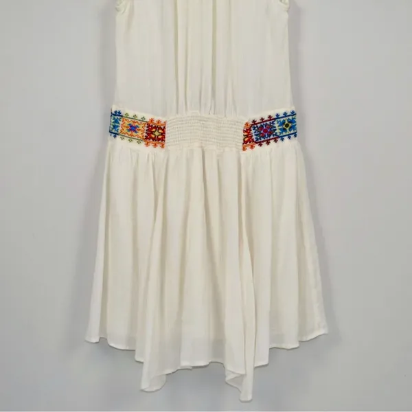 Free People Light Heart Dress with Embroidered Waistline S - Image 11