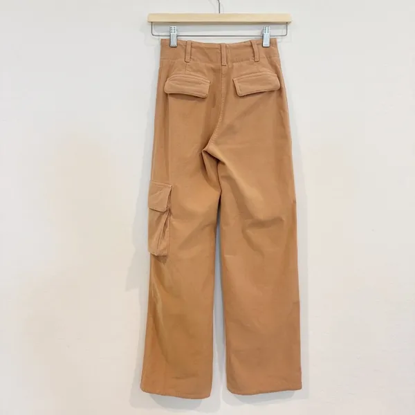 Wilfred‎ Aritzia Picture Cargo Pants 00 Sateen Wide Leg Gorpcore Baggy Utility - Image 7